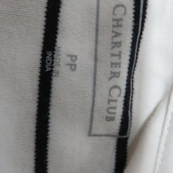 BOGO Charter Club Women Striped Beaded Scotty Dog Whimsey Fashion Macy's - Picture 3 of 8